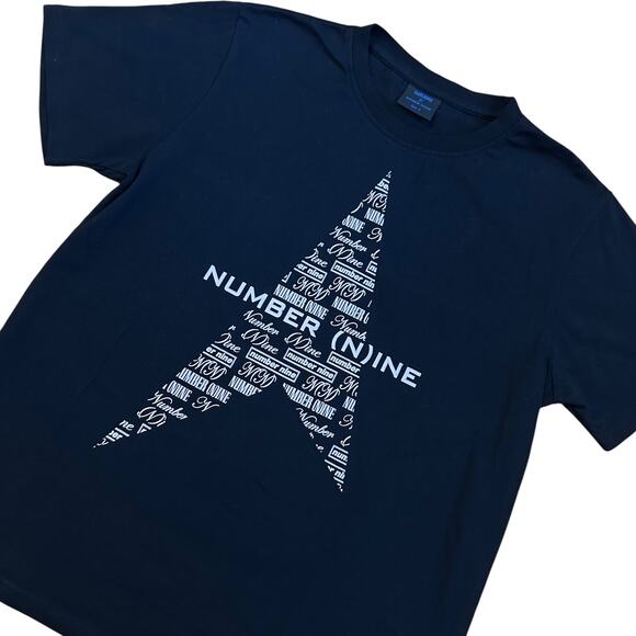 M Number Nine Marlboro Tee Black - Picture 2 of 4